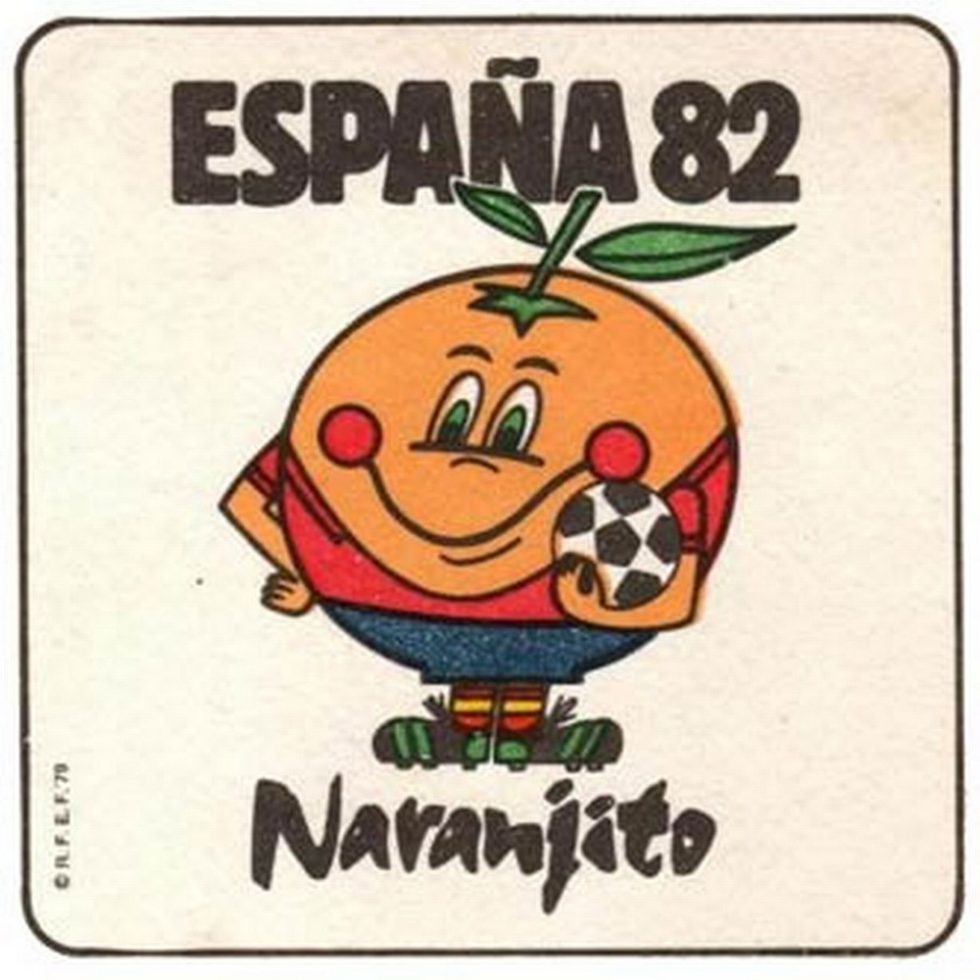 Previous World Cup mascots include an orange (yes, the fruit), named "Naranjito...