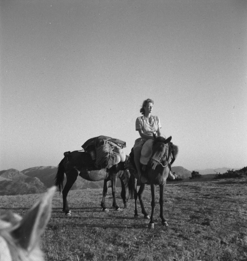 Joan Leigh Fermor on Horseback 
