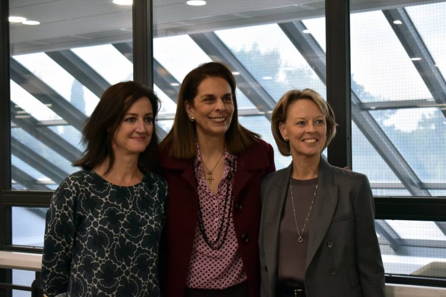 H.E Ambassador Kate Logan with Claudia Carydis and H.E Ambassador Charlotte Sammelin