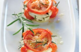 Flavourful Tomato Saganaki With Formaela cheese