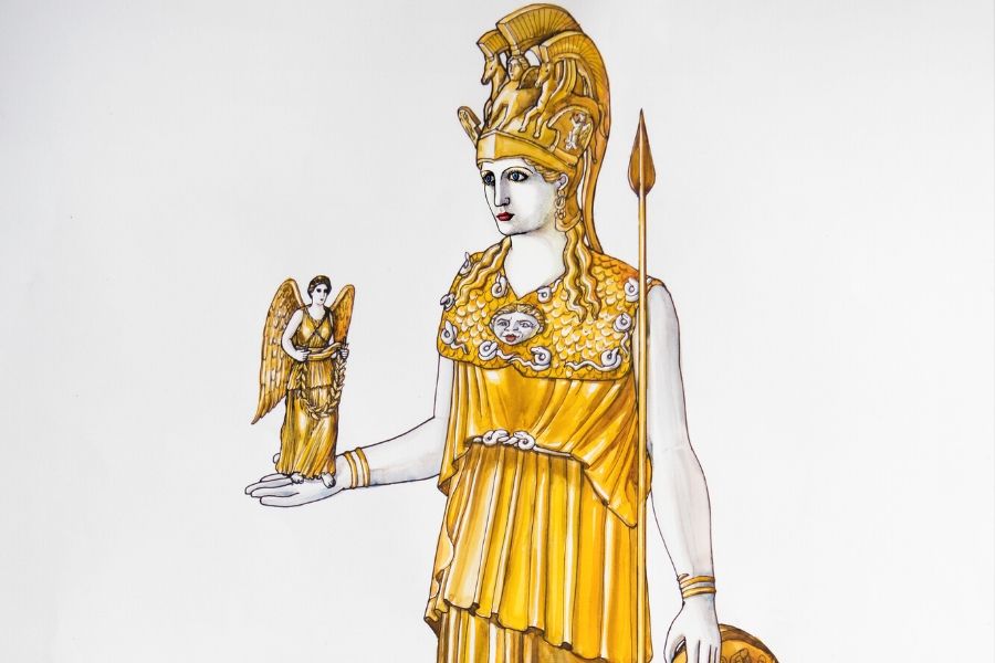 The lost statue of Athena Parthenos