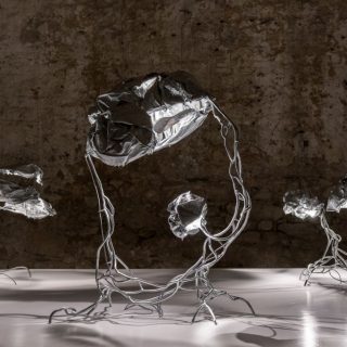 Marcin Rusak’s botanical light objects at Carwan Gallery