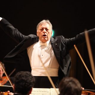 The legendary Zubin Mehta conducts at the Herod Atticus