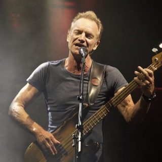 Sting celebrates his 70th birthday under the Acropolis