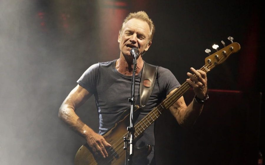 Sting celebrates his 70th birthday under the Acropolis