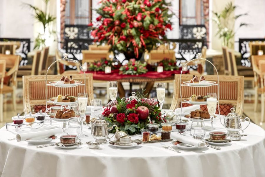 Christmas Afternoon Tea at the Hotel Grande Bretagne