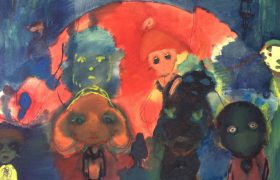 Alexandros Georgiou colour-soaked child-like paintings beg introspection