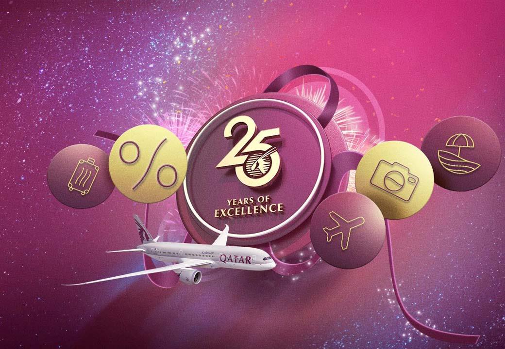 Qatar Airways Launches Global Sale in Celebration of its 25th Anniversary