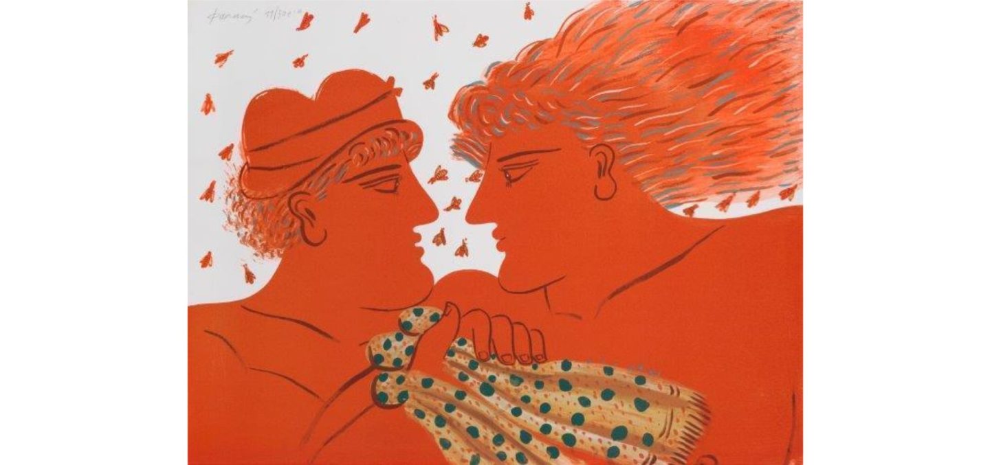 Alekos Fassianos, an artist whose fleeting figurative style captured the essence of Greece