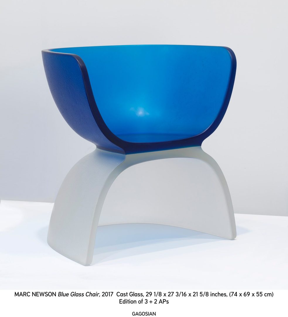 Marc Newson's Furniture Exhibition Opens at the Gagosian Gallery