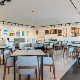 The Benaki Museum Café revisits a Berlin instituiton with new art on its walls