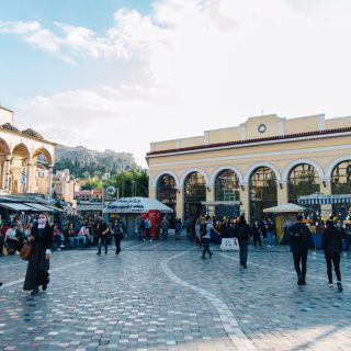 Monastiraki: Bargain-hunt by day, Bar-hop by night