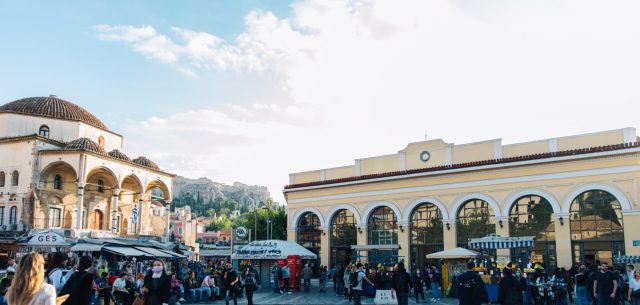 Monastiraki: Bargain-hunt by day, Bar-hop by night