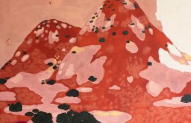 Cardon, carmin y ola: Ximena Maldonado Sánchez at the Berner/Eliades Gallery