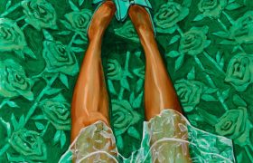 Emerald Paintings: Stella Kapenazou’s solo debut at Skoufa Gallery