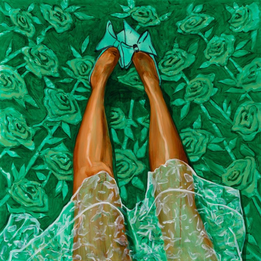 Emerald Paintings: Stella Kapenazou’s solo debut at Skoufa Gallery